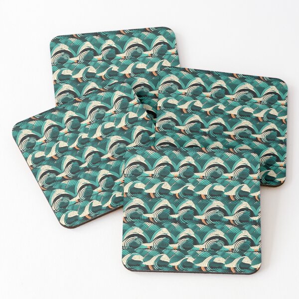 Item preview, Muted Wave designed and sold by PixelPatchwork.