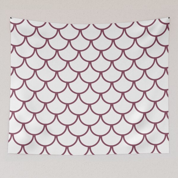 Item preview, Fish Scales Pattern: Mulberry designed and sold by Jared Davies.