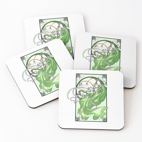 Item preview, Snowdrop Mucha mari designed and sold by skullsandsheets.