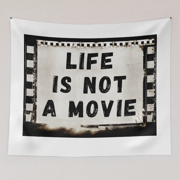 Item preview, Life is not a movie 1 designed and sold by Visual Arts Sławomir Grzanek.