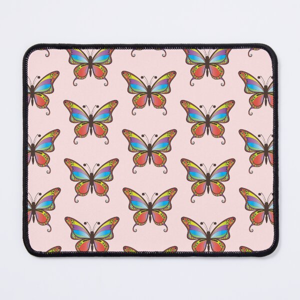 Item preview, Rainbow Butterfly Pattern designed and sold by PatternInArt.