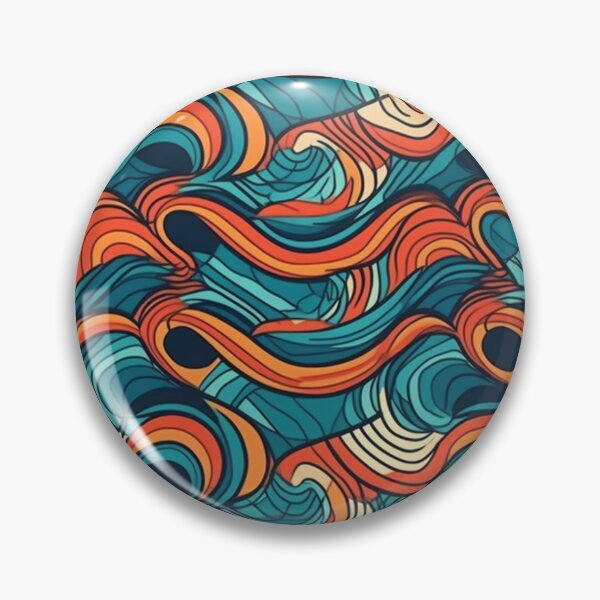 Item preview, Vibrant Waves designed and sold by PixelPatchwork.
