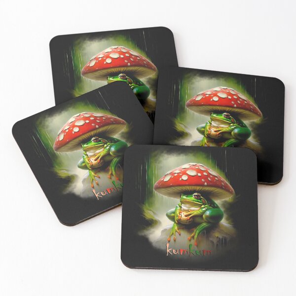 Item preview, Frog Amanita, Frog Emoji, Kum Kum, Frog Skeleton, Kumkum designed and sold by CrisMor-Art.