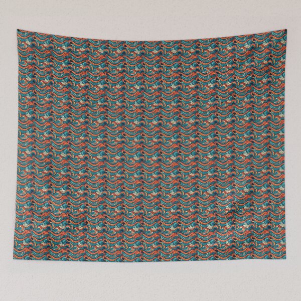 Item preview, Vibrant Waves designed and sold by PixelPatchwork.