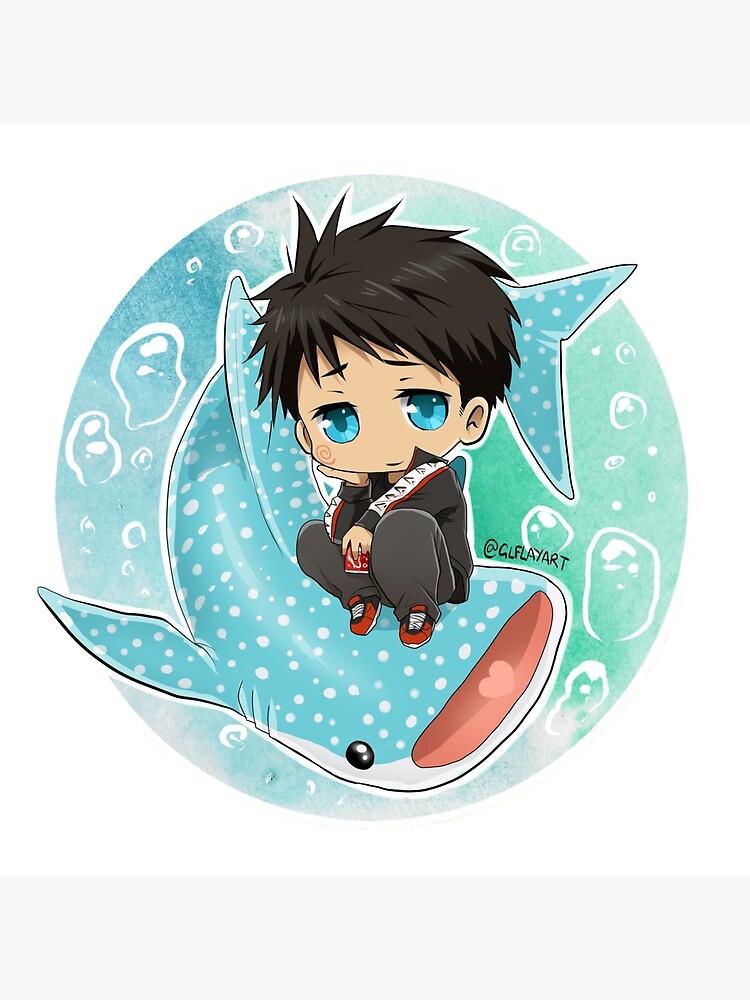 Sousuke Yamazaki Chibi Throw Pillow