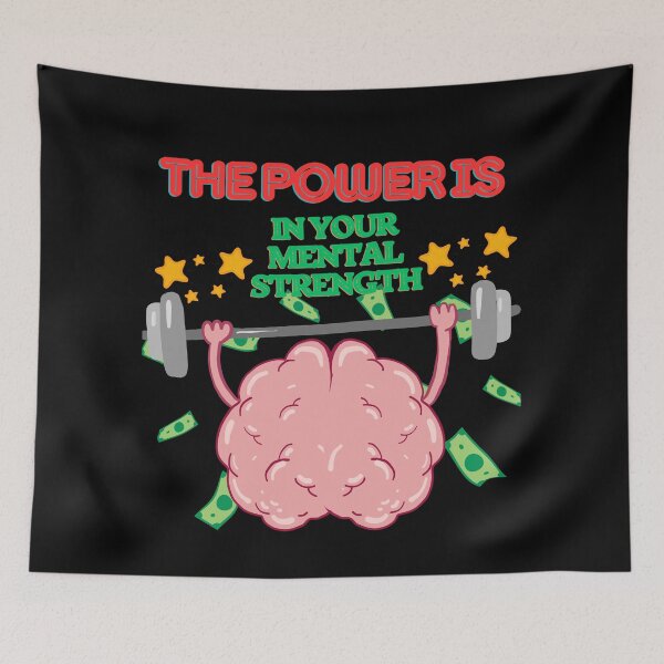 Item preview, THE POWER IS IN YOUR MENTAL STRENGTH designed and sold by stickersrafisa.
