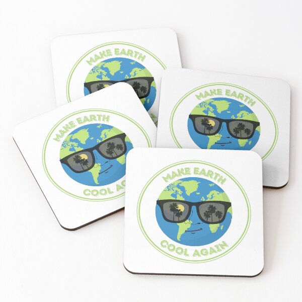 Item preview, Make Earth Cool Again T-Shirt, Eco-Friendly T-Shirt, Perfect Gift Idea for your mom, dad, brother or sister, Eco-Friendly design and fabric designed and sold by Nicolae Aurel Paun.