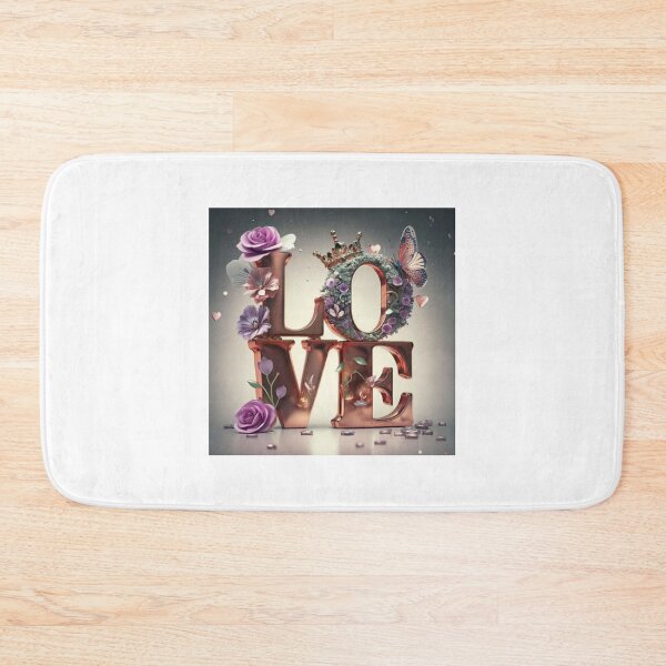 Item preview, Elegant Love: A Captivating Fusion of Typography and Ornamentation designed and sold by Rmoneystore123.