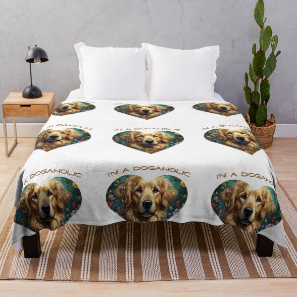 Item preview, Golden retriever dog with flower, dog lover doglover dogaholic designed and sold by Coolparrotgirl.
