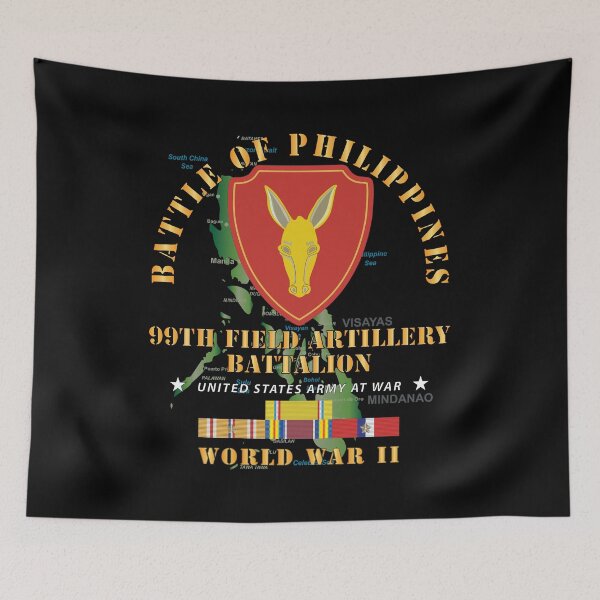 Item preview, Army - Battle for Philippines - 99th Field Artillery Battalion w PAC - PHIL SVC X 300 designed and sold by Military Insignia Products.