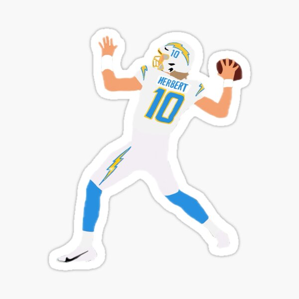 Item preview, Justin Herbert Sticker designed and sold by Logan Tucker.
