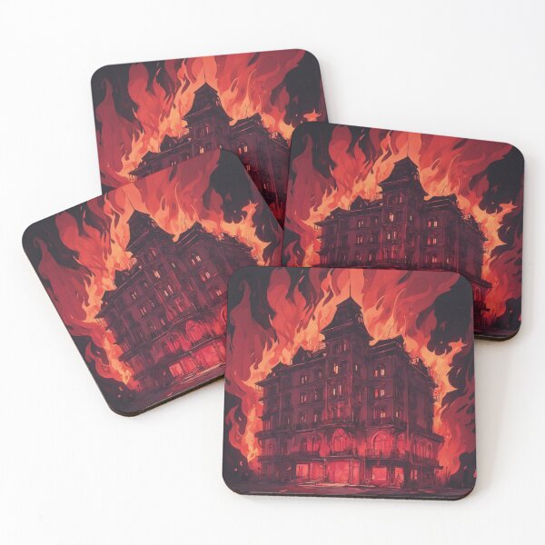 Item preview, Inferno Ignites: Hazbin Hotel Engulfed in Flames designed and sold by andrew758.