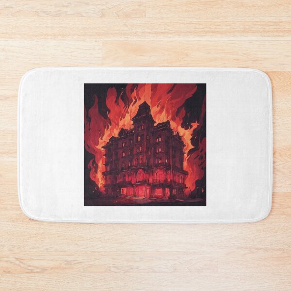 Item preview, Inferno Ignites: Hazbin Hotel Engulfed in Flames designed and sold by andrew758.