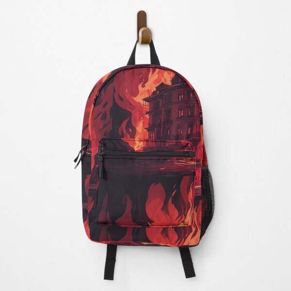 Item preview, Inferno Ignites: Hazbin Hotel Engulfed in Flames designed and sold by andrew758.