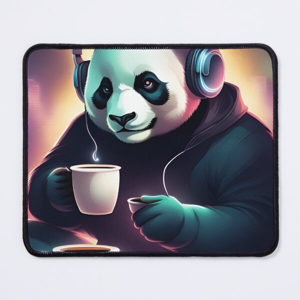 Item preview, Lazy Hacker Panda designed and sold by zehrinads.