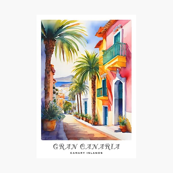 Item preview, GRAN CANARIA : / Spain :  "Tropical Paradise: Embracing the Beauty of Gran Canaria" designed and sold by sirtonine.