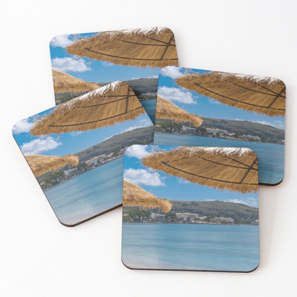 Item preview, Illa D'Or Hotel From Puerto Pollensa Beach Mallorca designed and sold by GG WALL ART.