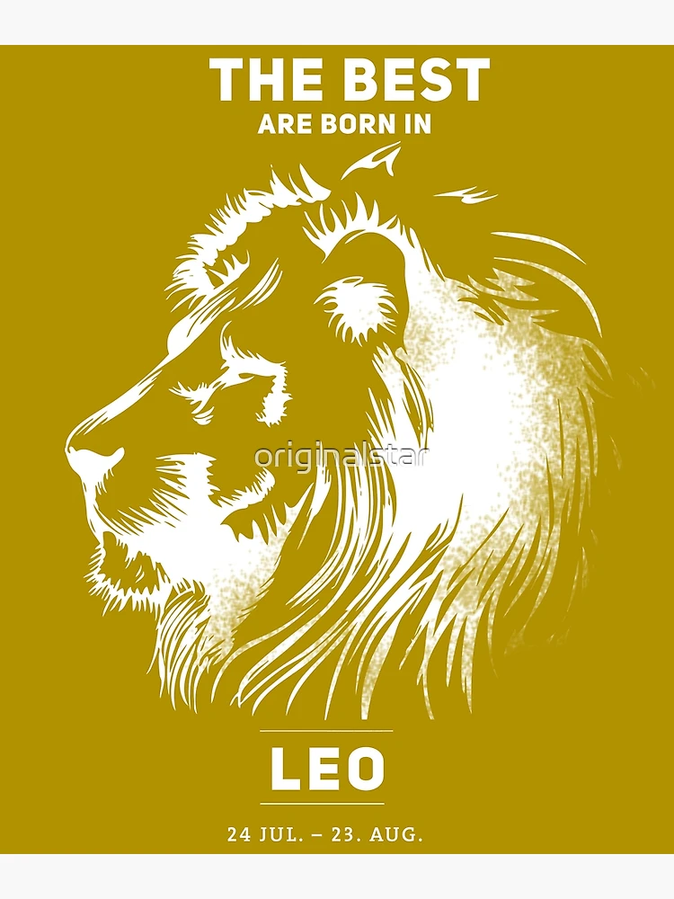 leo lion lion horoscopes star sign born july august birthday month astrology Postcard