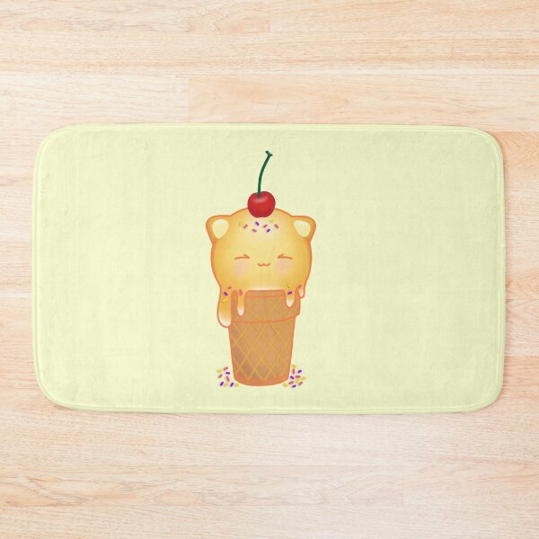 Item preview, Thai Tea Ice Cream Cat designed and sold by TiffyChaa.