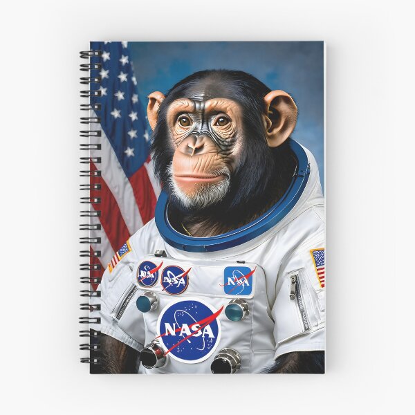 Item preview, NASA chimpanzee in space suit designed and sold by MissQuiss.