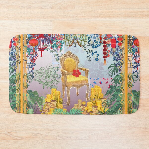 Item preview, Millionnaire lifestyle, gold coins, flowers and lanterns  designed and sold by Sugar Wisdom .