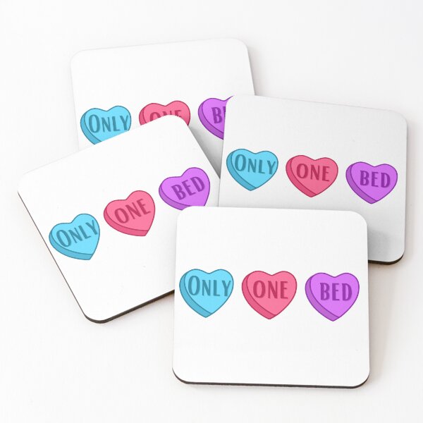 Item preview, Candy Hearts One Bed designed and sold by SamiSweetShop.