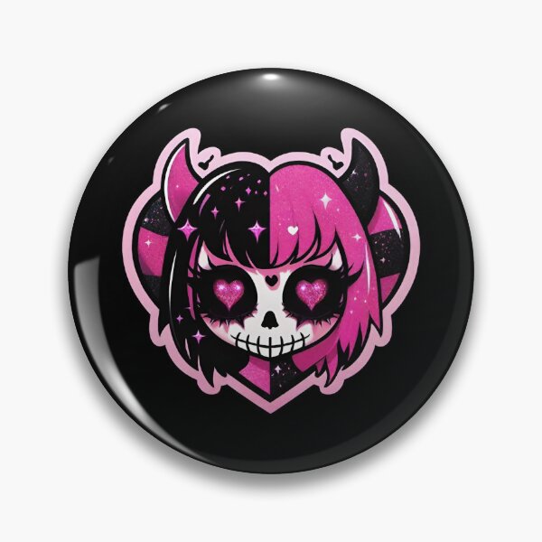Item preview, Goth spooky  monster heart  designed and sold by SpookyCuties.