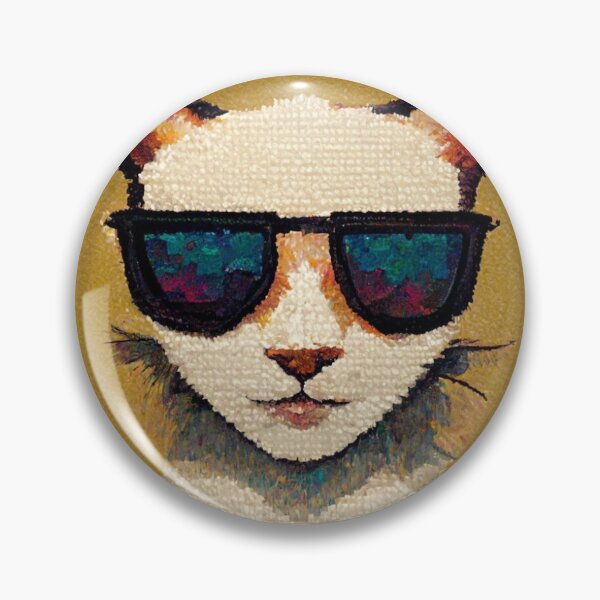 Item preview, Portrait of a cat with glasses designed and sold by CrediShirts.