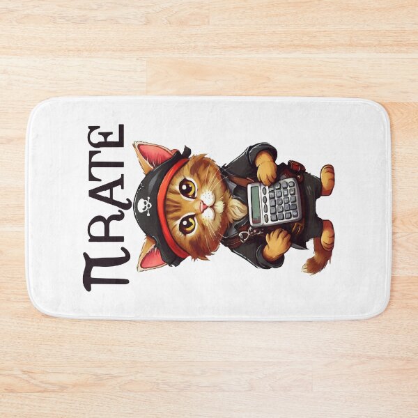 Item preview, Pi day Pirate Cat designed and sold by HandicraftArt.