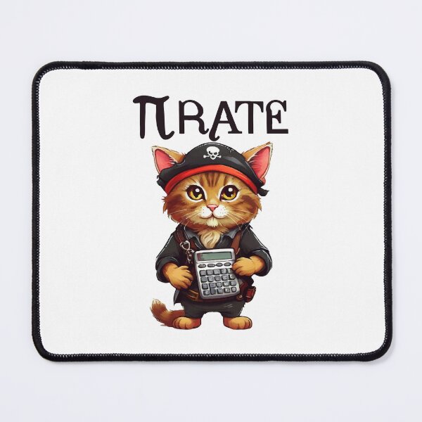 Item preview, Pi day Pirate Cat designed and sold by HandicraftArt.
