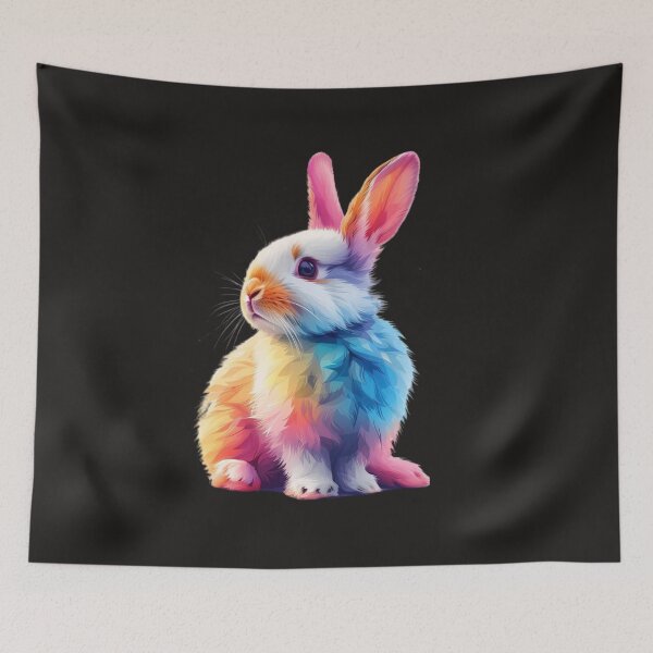 Item preview, Vibrant Bunny Rabbit designed and sold by elynne9.