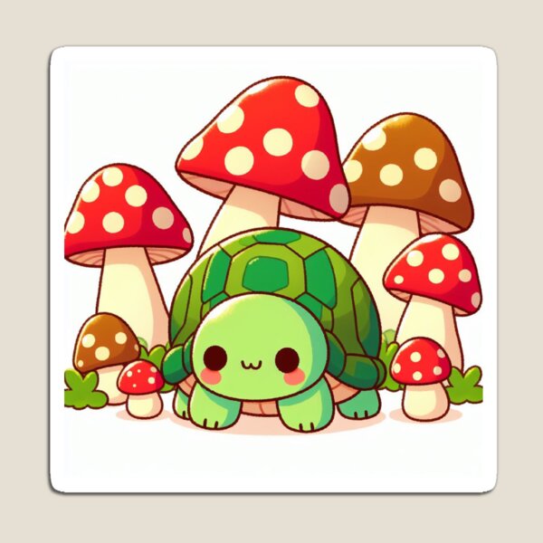 Vista previa del artículo con la obra «Tortuga Kawaii », diseñado y vendido por E565.