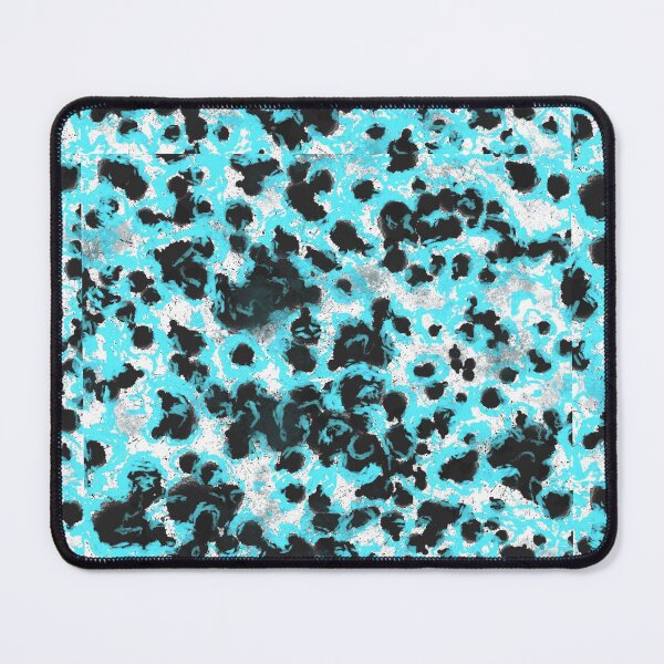 Item preview, Black and blue abstract pattern designed and sold by MariDaniArt.