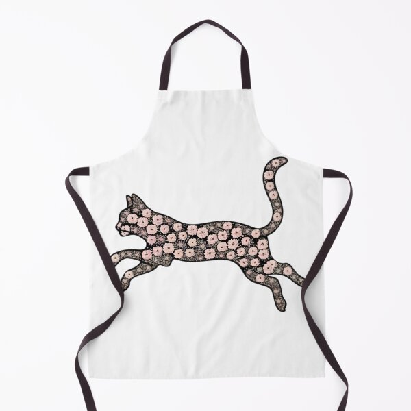 Item preview, Beautiful Flower Cat Leaping designed and sold by PlanetMarker.