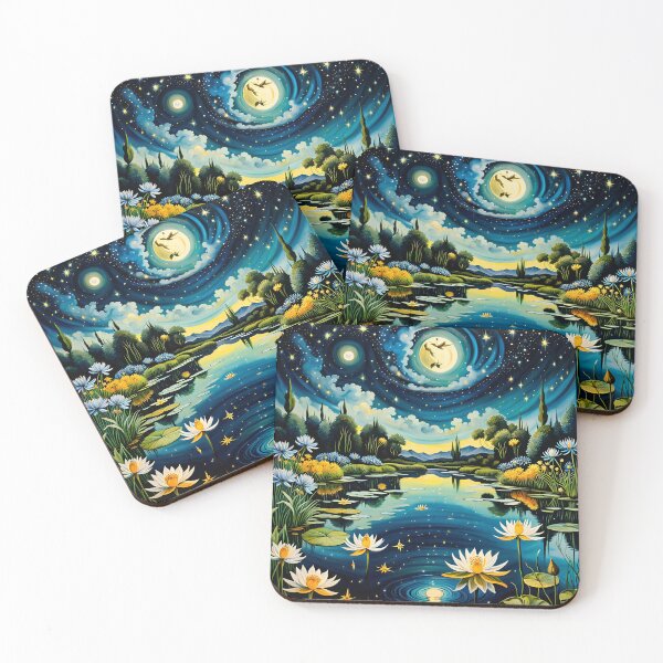 Item preview, Night Pond designed and sold by giditango.