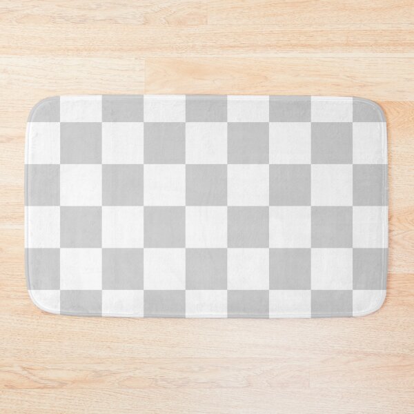 Item preview, Checkered - White and Light Gray designed and sold by JustPatterns2.