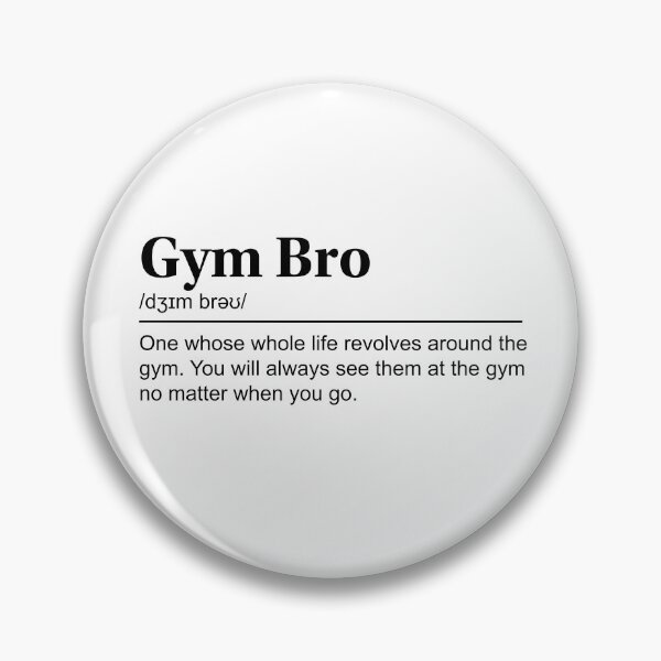 Artikelvorschau, Gym Bro Urban Dictionary Design entworfen und verkauft von GainsGraphics.