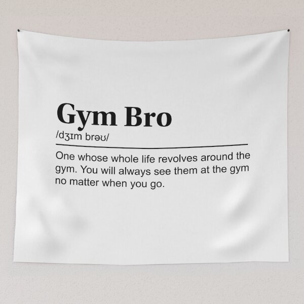 Item preview, Gym Bro Urban Dictionary Design  designed and sold by GainsGraphics.