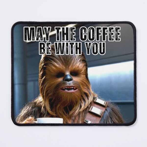 Item preview, May the coffee be with you, Sticker, Star Wars, light sabee, coffee  designed and sold by PedalPowerGFX.