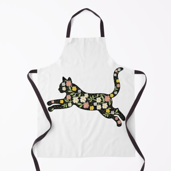 Item preview, Beautiful Flower Cat Leaping designed and sold by PlanetMarker.