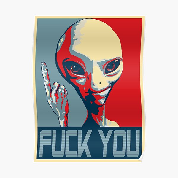 Alien Paul 2 With Text Poster