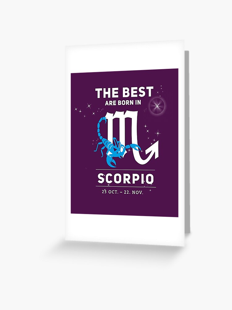 scorpio scorpion horoscopes zodiac birthday october november born