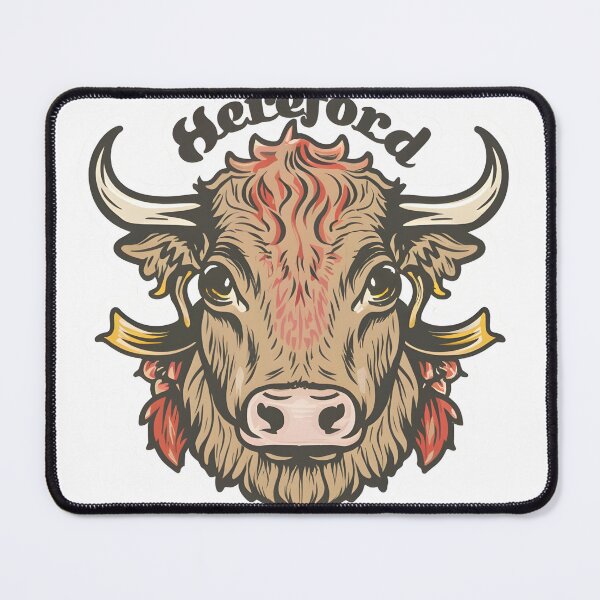 Item preview, Hereford Cattle, Bull, Cow Sticker designed and sold by Zibis09.