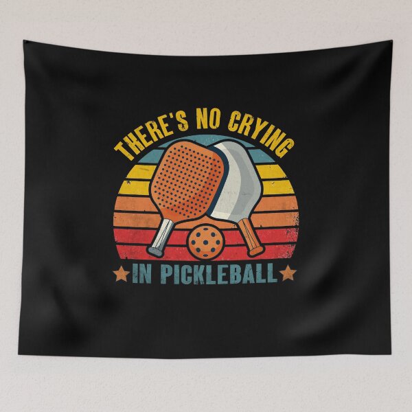 Item preview, Pickleball There's No Crying In Pickleball Paddle designed and sold by saidaone.