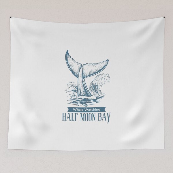 Item preview, Half Moon Bay California Whale Watching designed and sold by HalfMoonBayShop.