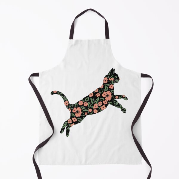 Item preview, Beautiful Flower Cat Leaping designed and sold by PlanetMarker.
