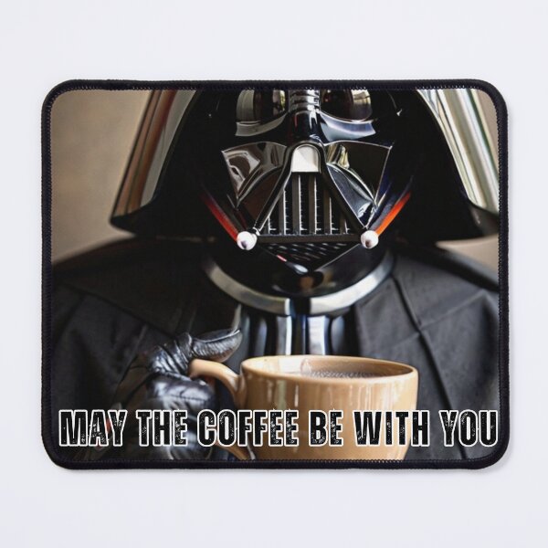Item preview, May the Coffee Be With You, Sticker, Star Wars, Darth Vader, Coffee designed and sold by PedalPowerGFX.