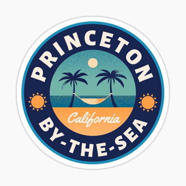 Princeton By The Sea Half Moon Bay California Sticker