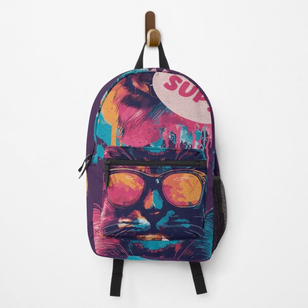 Item preview, "Cool Cat Query" - Funky Feline with Sunglasses Graphic Tee designed and sold by Sir Meow Meow.