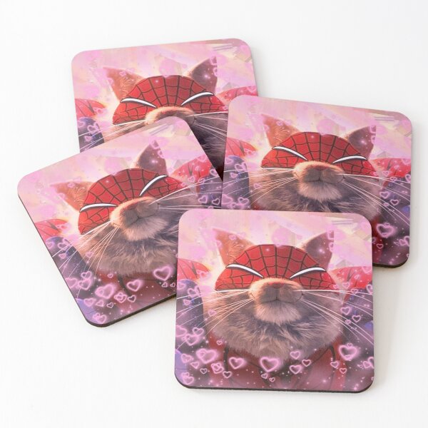 Item preview, Spider-Cat Hearts <3 designed and sold by BreadIsGay.